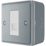 BG Electrical Metal Clad - Single, telephone socket, secondary