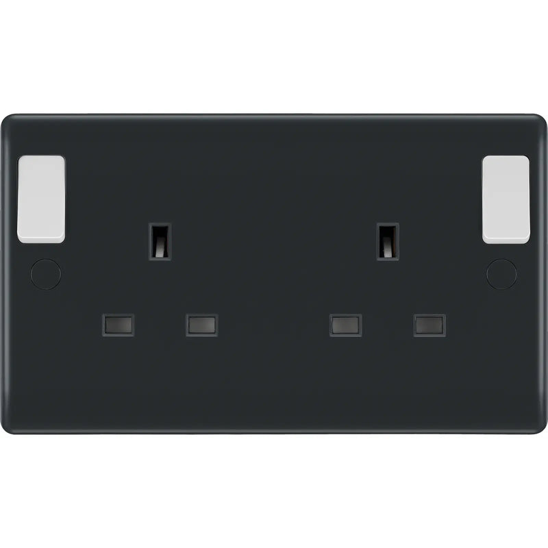 BG Electrical Part M - Double, switched, double pole, outboard rockers
