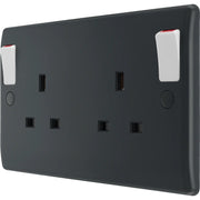 BG Electrical Part M - Double, switched, double pole, outboard rockers