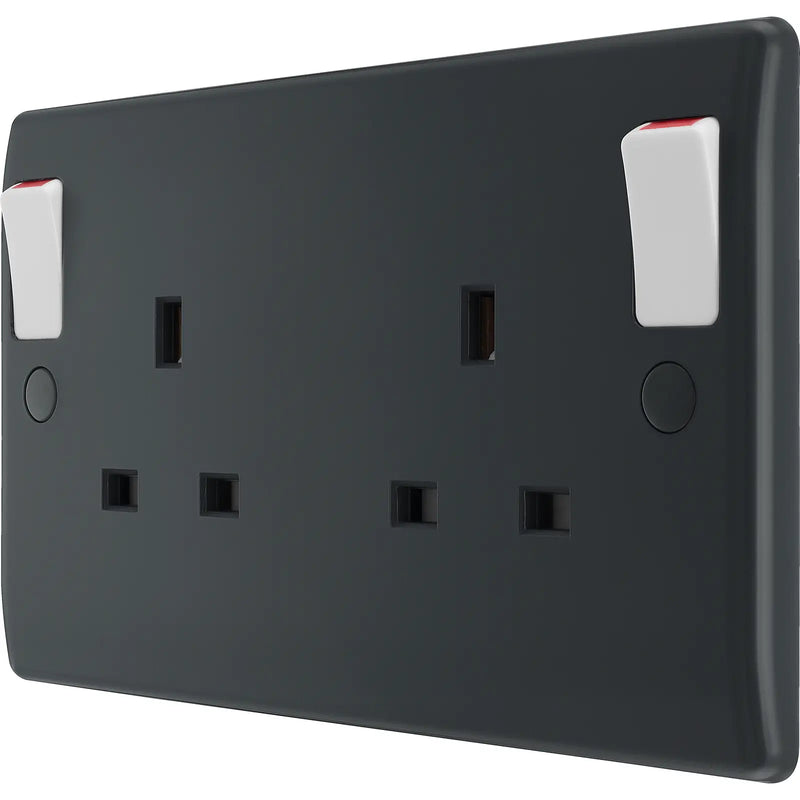 BG Electrical Part M - Double, switched, double pole, outboard rockers