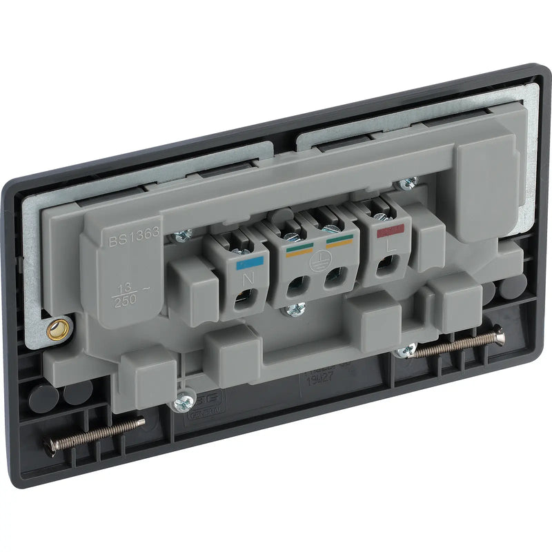 BG Electrical Part M - Double, switched, double pole, outboard rockers