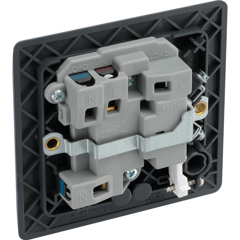 BG Electrical Part M - Switched and fused with power indicator and flex outlet