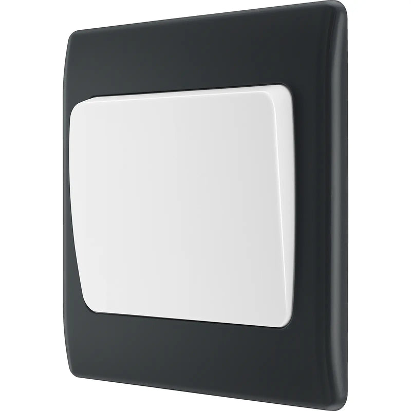 BG Electrical Part M - Single, 2 way switch, wide rocker