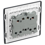BG Electrical Part M - Triple, 2 way switch, wide rocker