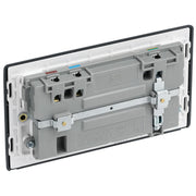BG Electrical Part M - Double switched, single pole, with 2 x USB A