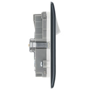 BG Electrical Part M - Double switched, single pole, with 2 x USB A
