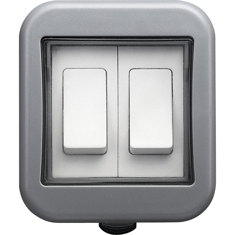 BG Electrical Weatherproof IP55 - Double, 2 way switch, IP55