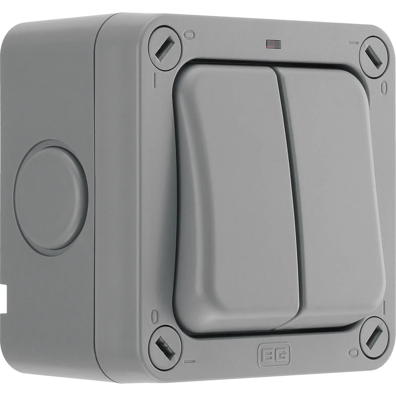 BG Electrical Weatherproof Storm - Double, 2 way, IP66