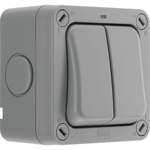 BG Electrical Weatherproof Storm - Double, 2 way, IP66