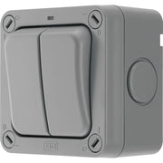 BG Electrical Weatherproof Storm - Double, 2 way, IP66