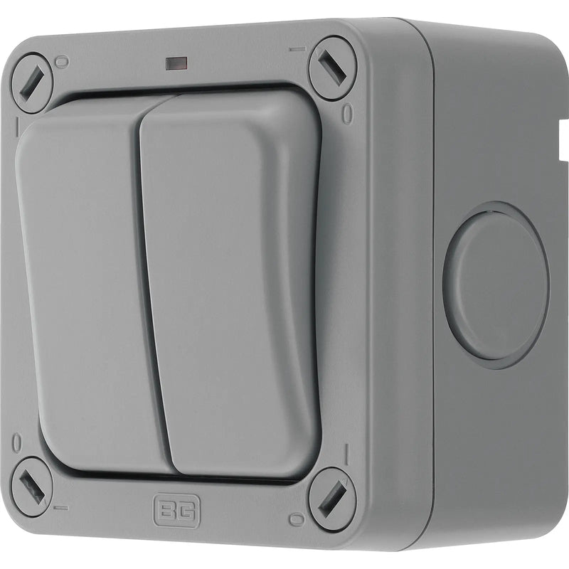 BG Electrical Weatherproof Storm - Double, 2 way, IP66
