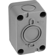 BG Electrical Weatherproof Storm - Single, 2 way retractive, printed 'PRESS', IP66