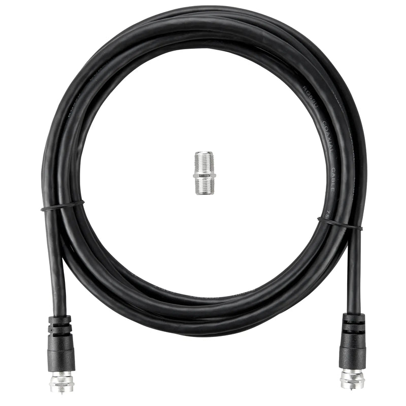 Ross Cable Accessories - Satellite F-Sat cable with coupler (3m, black)