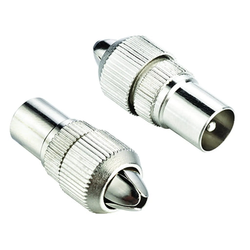 Ross Cable Accessories - Coaxial cable plugs (2 pack, nickel)