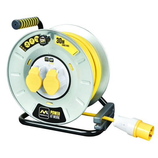 Luceco Climate - 30m, 2 Sockets, 16A, Yellow