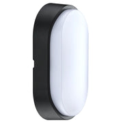 Luceco Ext Residential - Exterior residential bulkhead oval 700lumens with white or black bezel