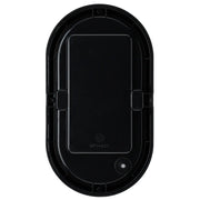 Luceco Ext Residential - Exterior residential bulkhead oval 700lumens with white or black bezel