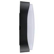Luceco Ext Residential - Exterior residential bulkhead oval 700lumens with white or black bezel