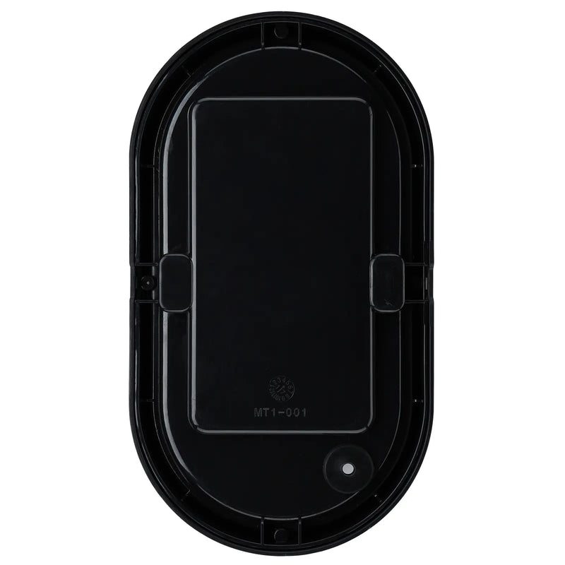 Luceco Ext Residential - Exterior residential bulkhead oval 700lumens with white or black bezel + PIR