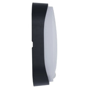 Luceco Ext Residential - Exterior residential bulkhead oval 700lumens with white or black bezel + PIR