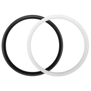 Luceco Ext Residential - Exterior residential bulkhead round 450lumens with white or black bezel
