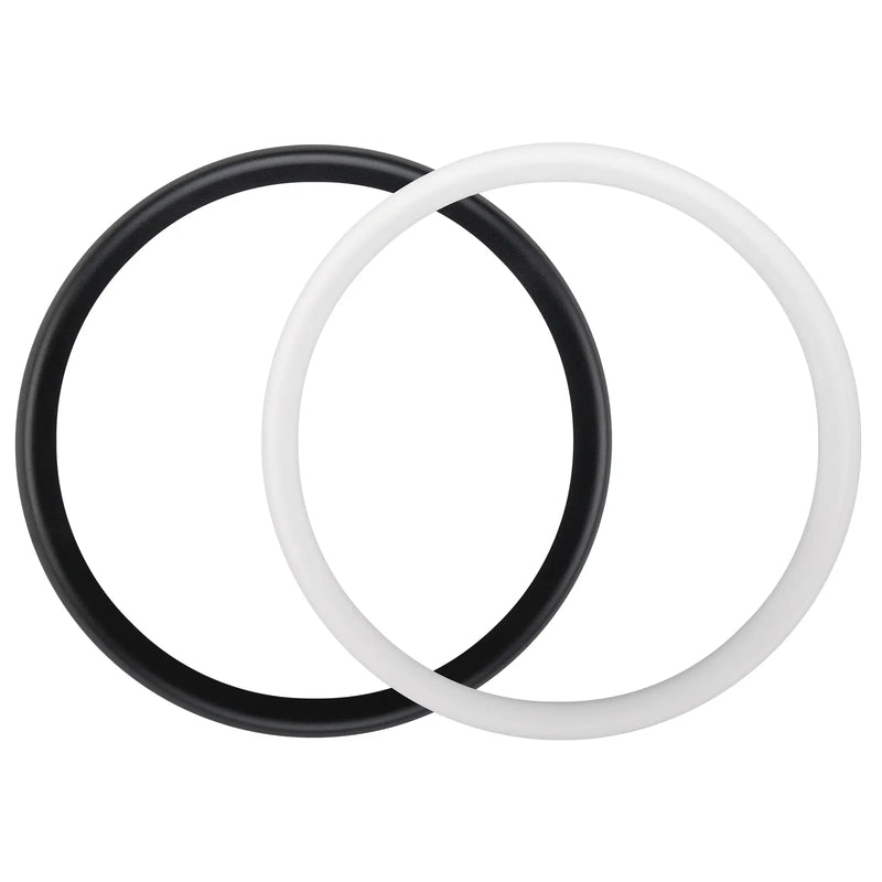 Luceco Ext Residential - Exterior residential bulkhead round 450lumens with white or black bezel