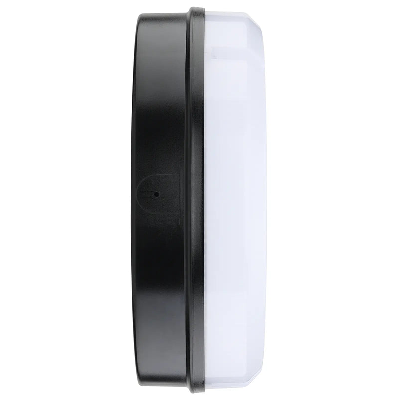 Luceco Mosi bulkhead round black 1150 lumens fixed output driver - Pack of 1