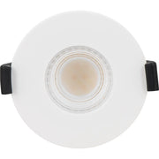 Luceco Ftype Ultra Fire Rated Downlight 4W/6W 690lm Power Change & CCT Change 3000K / 4000K Dim2Warm Dimmable IP65 White - Flat - Pack of 1