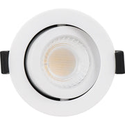 Luceco Ftype Ultra Fire Rated Downlight 4W/6W 690lm Power Change & CCT Change 3000K / 4000K Dim2Warm IP20 White - Adjustable