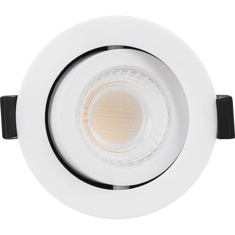 Luceco Ftype Ultra Fire Rated Downlight 4W/6W 690lm Power Change & CCT Change 3000K / 4000K Dim2Warm IP20 White - Adjustable