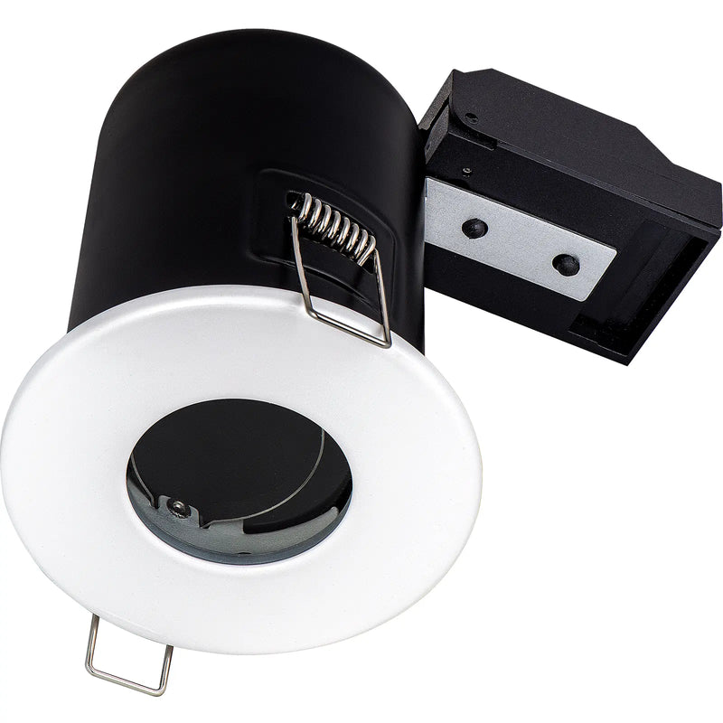 Luceco GU10 Fire Rated Downlights - Ip Rated Fire Rated GU10 Downlight White Supplied Less Lamp