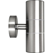 Luceco Azurar Wall Light - Exterior decorative up / down wall light GU10 stainless steel