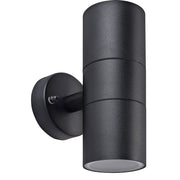 Luceco Azurar Wall Light - Exterior decorative up / down wall light GU10 finished in black
