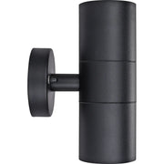 Luceco Azurar Wall Light - Exterior decorative up / down wall light GU10 finished in black