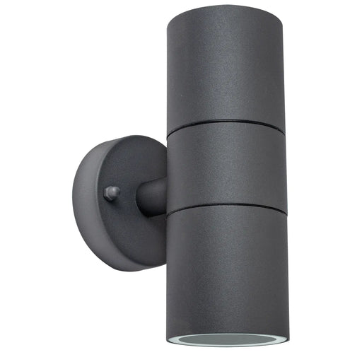 Luceco Azurar Wall Light - Exterior decorative up / down wall light GU10 finished in slate grey