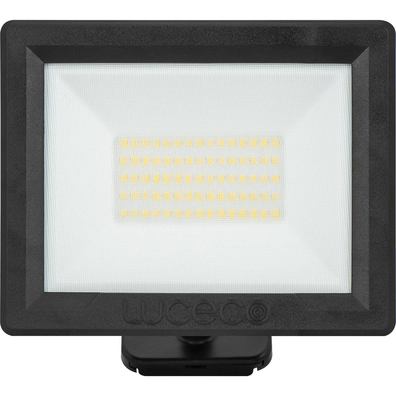 Luceco Essence Floodlight with ball joint 50W black 4000k colour temp