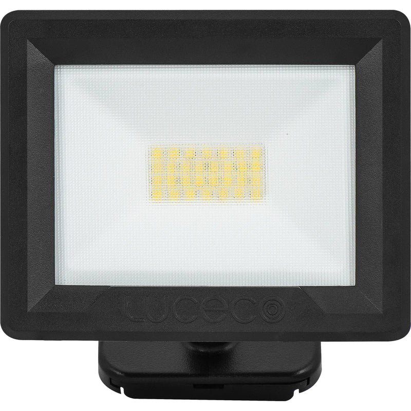 Luceco Essence Floodlight with ball joint 20W black 4000k colour temp - Pack of 1