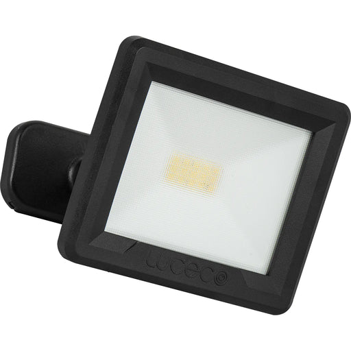Luceco Essence Floodlight with ball joint 10W black 4000k colour temp - Pack of 1