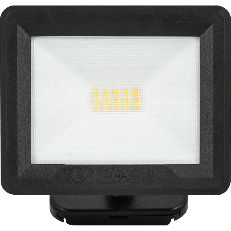 Luceco Essence Floodlight with ball joint 10W black 4000k colour temp - Pack of 1