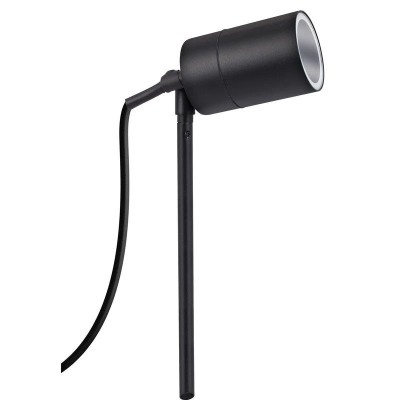 Luceco GU10 Spike - Exterior decorative garden spike GU10 finished in Black