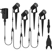 Luceco LED Garden Spike Light Kit - Garden Spike Light Kit 4 Pack 4x200lm 4x3w 4000k
