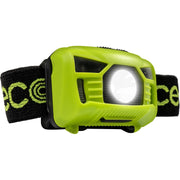 Luceco Head Torch - Hands-Free Operation: Choose between the on/off switch or PIR motion sensing function. Ideal when hands a full, or covered in paint or oily after working on a car.