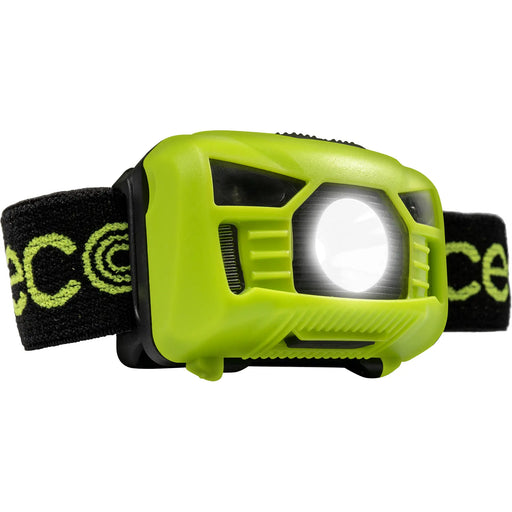 Luceco Head Torch - Hands-Free Operation: Choose between the on/off switch or PIR motion sensing function. Ideal when hands a full, or covered in paint or oily after working on a car.