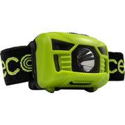 Luceco Head Torch - Hands-Free Operation: Choose between the on/off switch or PIR motion sensing function. Ideal when hands a full, or covered in paint or oily after working on a car.