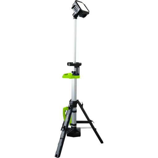 Luceco Tripod Work Light - Telescopic Tripod Ip44 Worklight 5v 20w 2000lm 6500k - Usbc Rechargeable