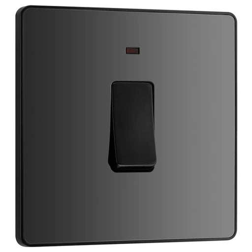 BG Electrical Evolve Black Chrome - 20A, double pole, with indicator