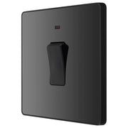 BG Electrical Evolve Black Chrome - 20A, double pole, with indicator