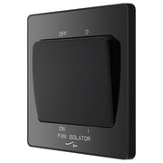 BG Electrical Evolve Black Chrome - Fan isolator