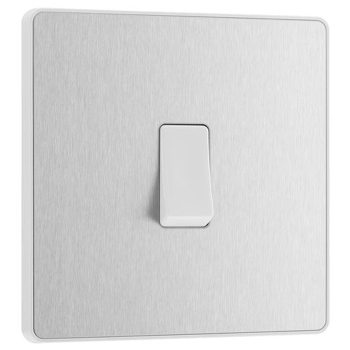 BG Electrical Evolve Brushed Steel - Single, 2 way switch