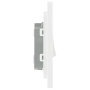 BG Electrical Evolve Brushed Steel - Single, 2 way switch